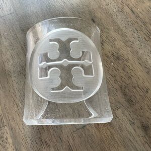Tory Burch lucite cuff bracelet
